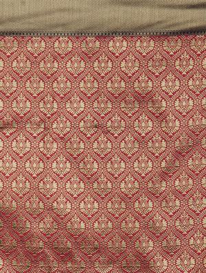 floral banarasi saree with blouse - 16954285 - Standard Image - 4