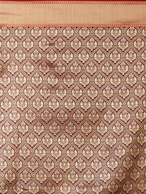 floral banarasi saree with blouse - 16954289 - Standard Image - 4