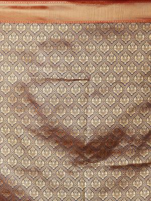floral banarasi saree with blouse - 16954290 - Standard Image - 4