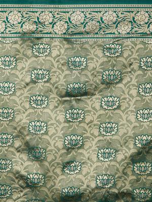 self design banarasi saree with blouse - 16954413 - Standard Image - 4
