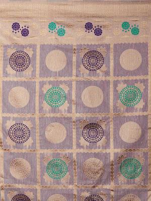 self design banarasi saree with blouse - 16954465 - Standard Image - 4