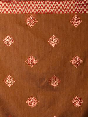 self design banarasi saree with blouse - 16954543 - Standard Image - 4
