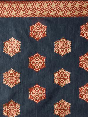 self design banarasi saree with blouse - 16954549 - Standard Image - 4