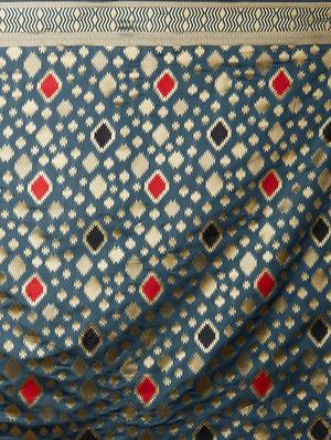 self design banarasi saree with blouse - 16954580 - Standard Image - 4