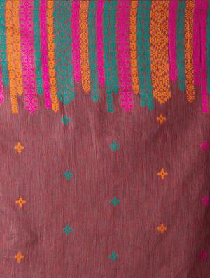 self design banarasi saree with blouse - 16954591 - Standard Image - 4