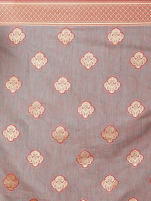 self design banarasi saree with blouse - 16954596 - Standard Image - 4