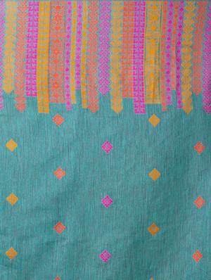 self design banarasi saree with blouse - 16954599 - Standard Image - 4
