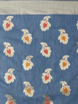 self design banarasi saree with blouse - 16954600 - Standard Image - 4