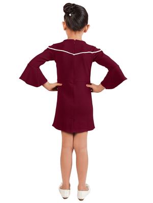 brown cotton blend frock - 16954616 - Standard Image - 3
