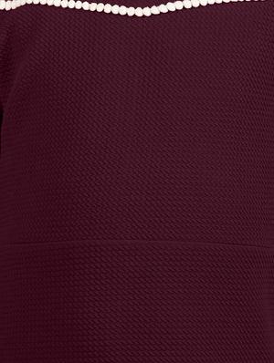 brown cotton blend frock - 16954616 - Standard Image - 4