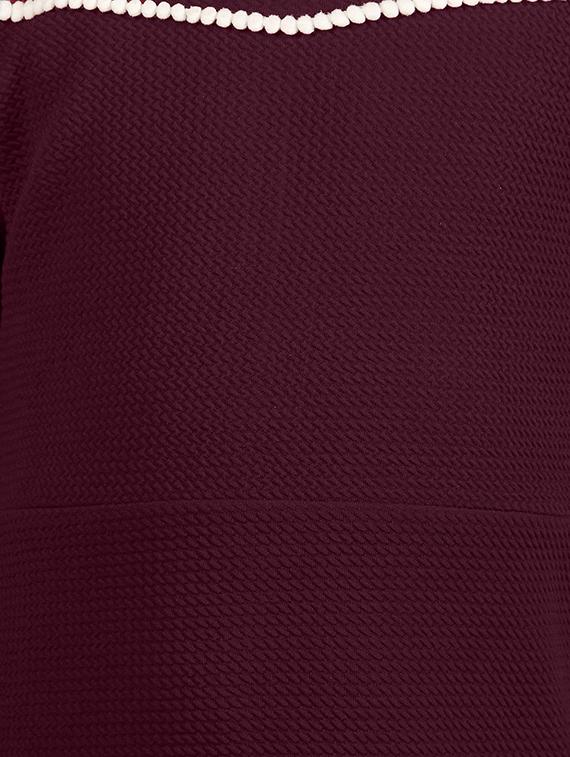 brown cotton blend frock - 16954616 - Zoom Image - 4