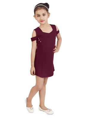brown cotton blend frock - 16954618 - Standard Image - 2