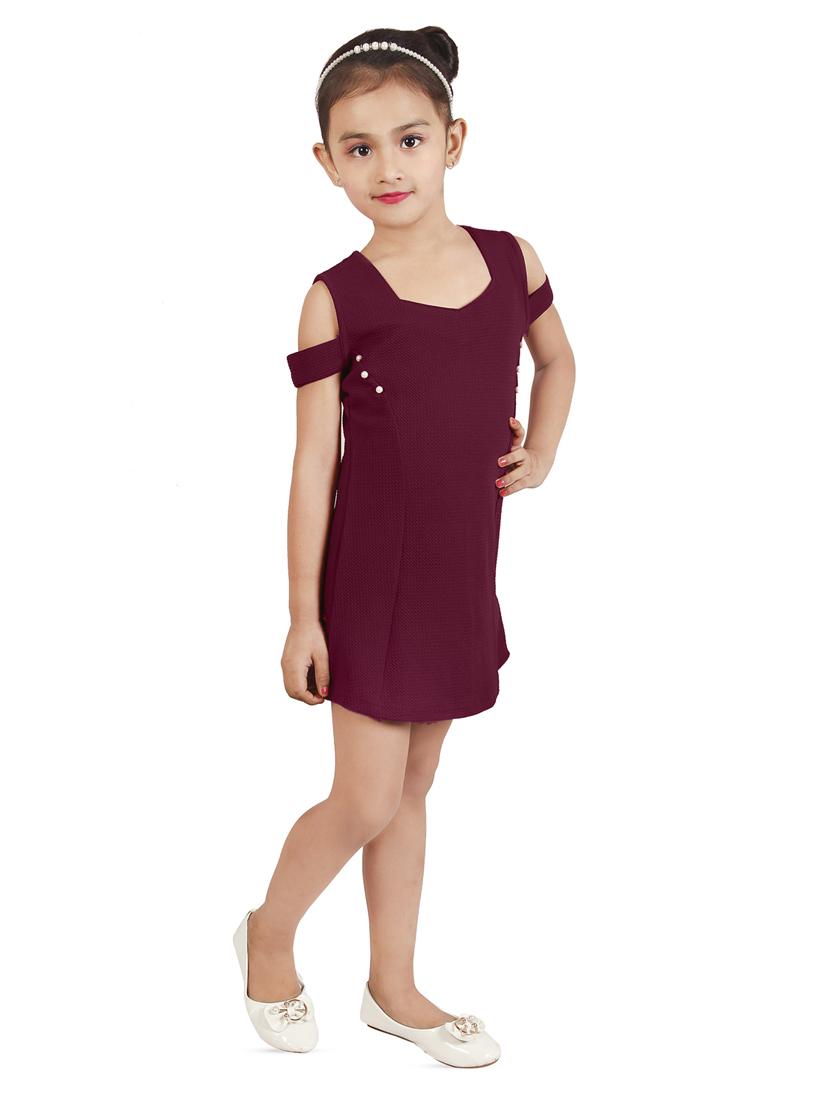 brown cotton blend frock - 16954618 - Zoom Image - 2