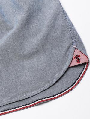 grey solid casual shirt - 16954696 - Standard Image - 7