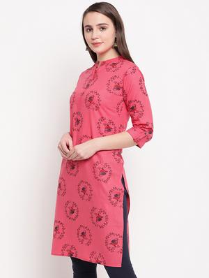 conversational straight kurta - 16954727 - Standard Image - 2