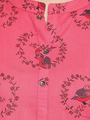 conversational straight kurta - 16954727 - Standard Image - 5