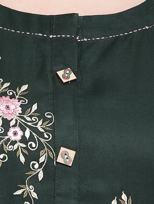 embroidered straight kurta - 16954729 - Standard Image - 4