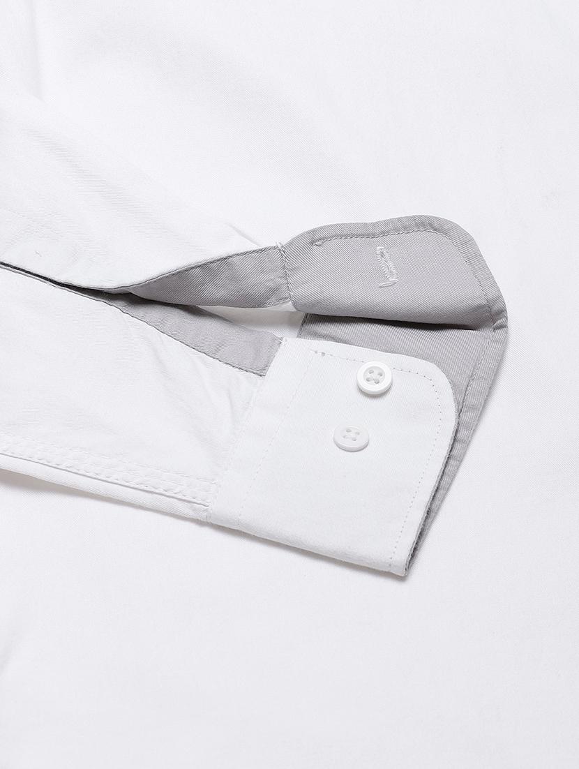 white solid casual shirt - 16954768 - Zoom Image - 5