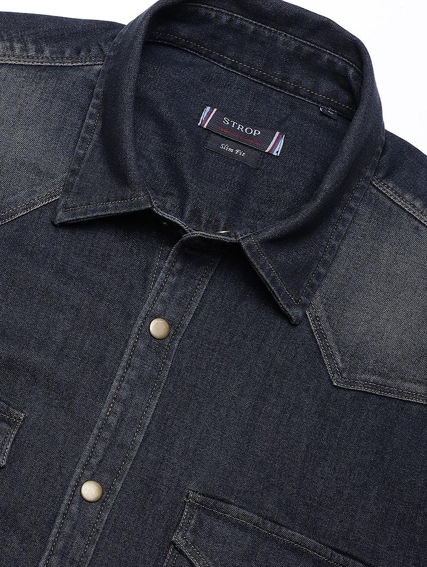black faded casual shirt - 16954773 - Zoom Image - 6