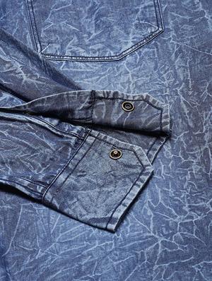 blue faded casual shirt - 16954775 - Standard Image - 6