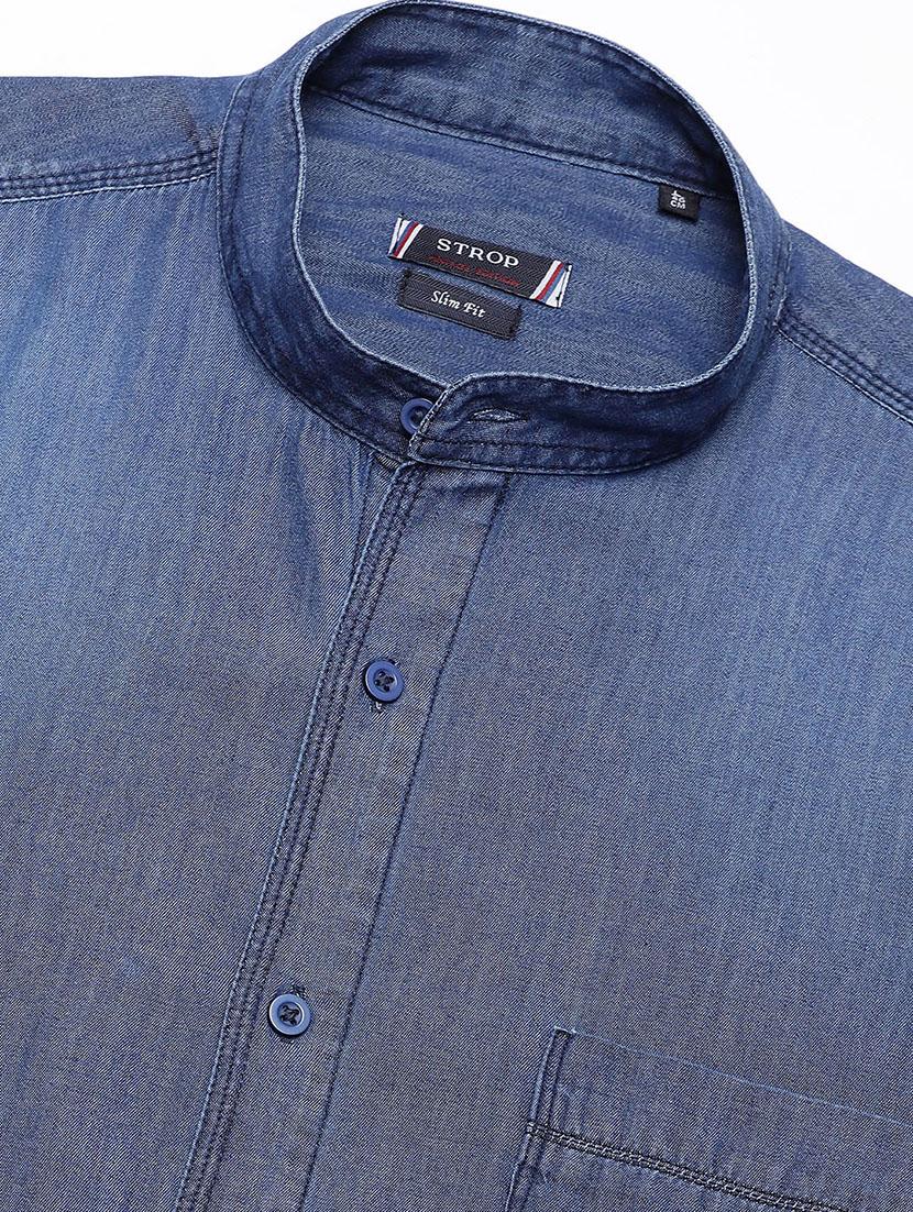 blue faded casual shirt - 16954780 - Zoom Image - 5