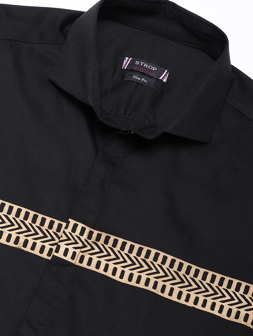 black taped casual shirt - 16954786 - Zoom Image - 5