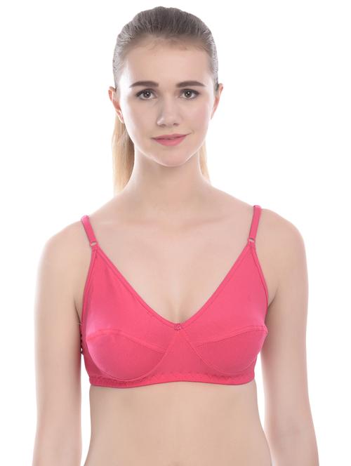floral patch solid bra - 16954939 - Standard Image - 1