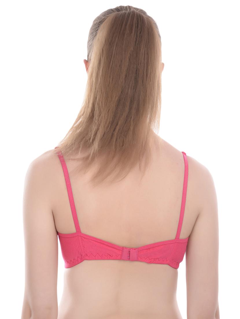 floral patch solid bra - 16954939 - Zoom Image - 3