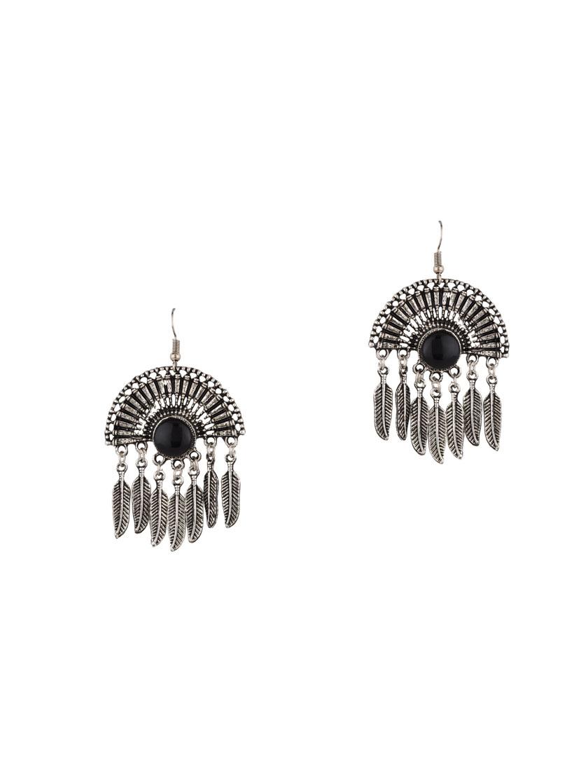 black brass drop earring - 16955314 - Zoom Image - 3