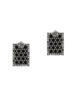 black brass studs earring - 16955331 - Standard Image - 3