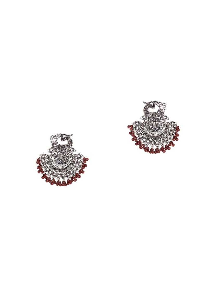red brass drop earring - 16955336 - Zoom Image - 3