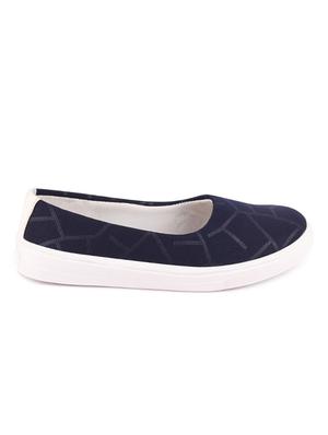 navy slip on casual shoes - 16955394 - Standard Image - 2