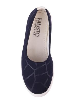 navy slip on casual shoes - 16955394 - Standard Image - 3