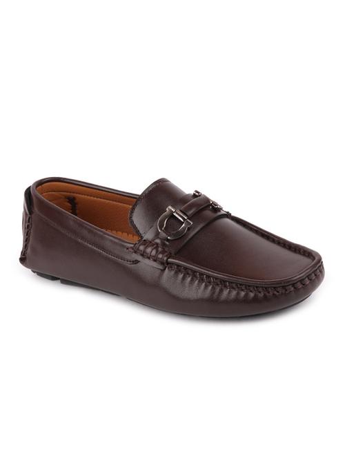 brown slip on loafers - 16955406 - Standard Image - 1