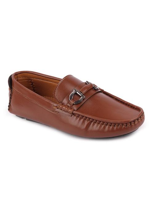 tan slip on loafers - 16955407 - Standard Image - 1