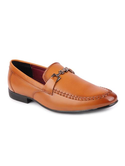 tan slip on casual shoes - 16955410 - Standard Image - 1
