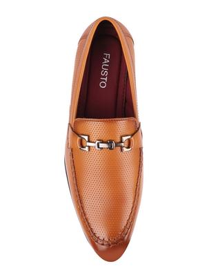 tan slip on casual shoes - 16955410 - Standard Image - 3