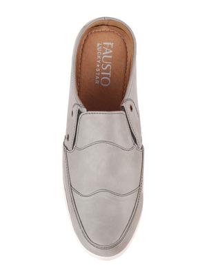 grey slip on casual shoes - 16955413 - Standard Image - 3