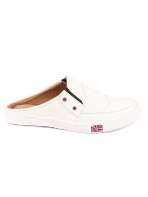 white slip on casual shoes - 16955415 - Standard Image - 2