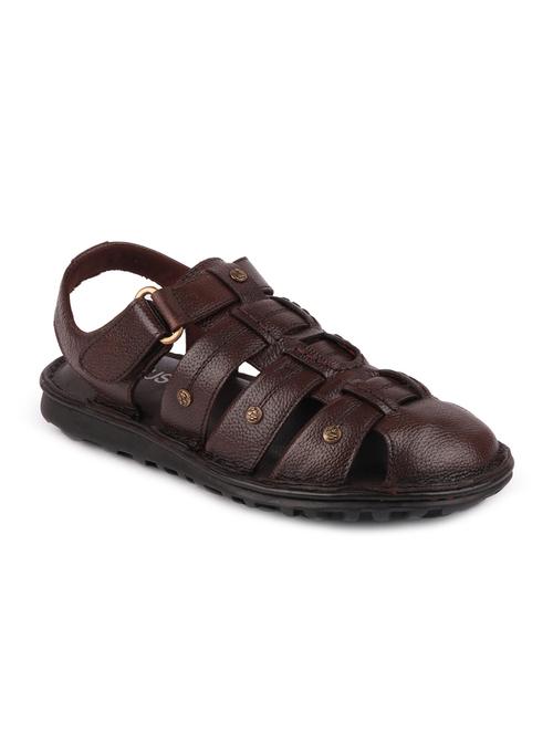 brown back strap sandals - 16955417 - Standard Image - 1