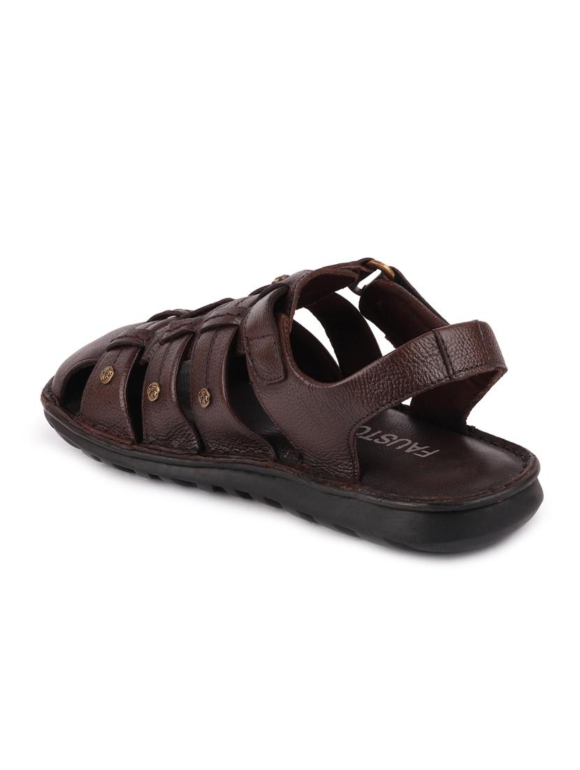 brown back strap sandals - 16955417 - Zoom Image - 3