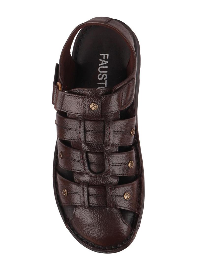 brown back strap sandals - 16955417 - Zoom Image - 4