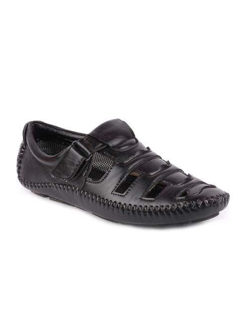 black back strap sandals - 16955422 - Standard Image - 1