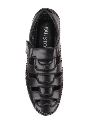 black back strap sandals - 16955422 - Standard Image - 4