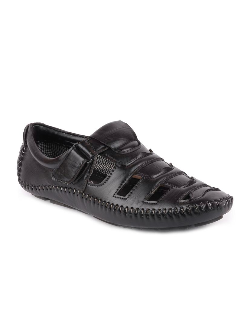 black back strap sandals - 16955422 - Zoom Image - 1