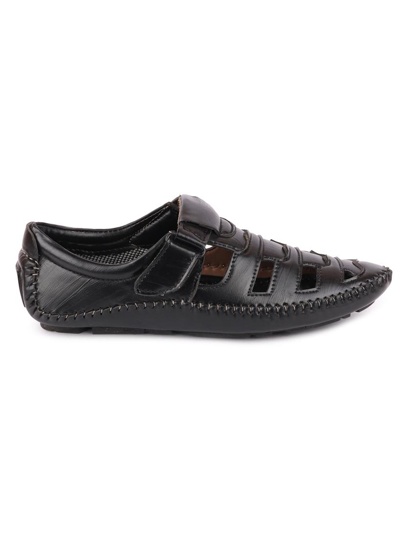 black back strap sandals - 16955422 - Zoom Image - 2