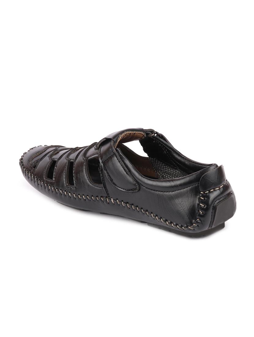 black back strap sandals - 16955422 - Zoom Image - 3