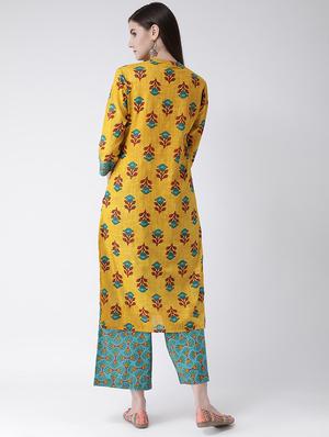 floral kurta palazzo set - 16955455 - Standard Image - 3