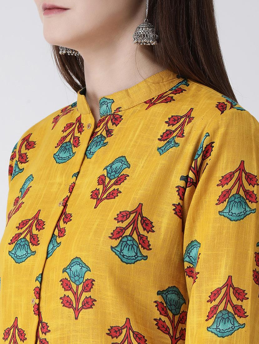 floral kurta palazzo set - 16955455 - Zoom Image - 4