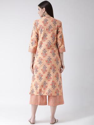 floral kurta palazzo set - 16955456 - Standard Image - 3